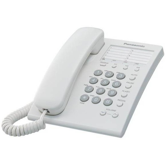 Teléfono Panasonic Kx Ts550 Alámbrico Blanco - KX-TS550MEW