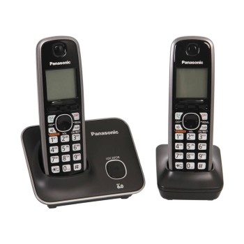 Teléfono Panasonic Inalámbrico Dect 6.0 Base + Handset Lcd 1.8p Caller Id - KX-TG4112MEB