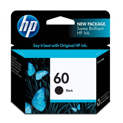 Cartucho De Tinta Hp 60 Negra Original (Cc640Wl) - CC640WL