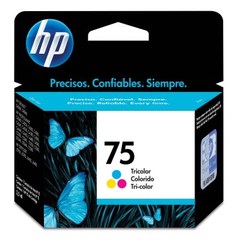 Cartucho de Tinta HP 75 Tricolor Original - Modelo CB337WL