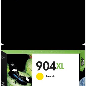 Cartucho de Tinta HP 904XL Amarillo Original - Alta Duración T6M12AL