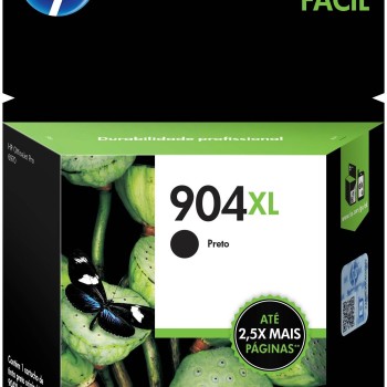 Cartucho de Tinta HP 904XL Negro Original - Tinta a Base de Pigmentos - Modelo T6M16AL