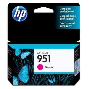 Cartucho de Tinta HP 951 Magenta Original - CN051AL - Compatible con Officejet Pro 8600