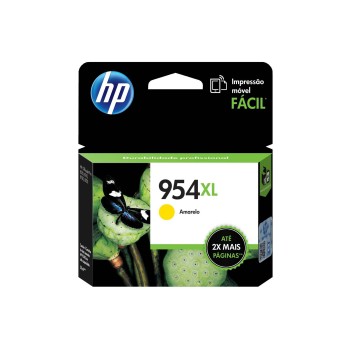 Cartucho de Tinta HP 954XL Amarillo Original - Alta Duración para OfficeJet Pro - Modelo L0S68AL