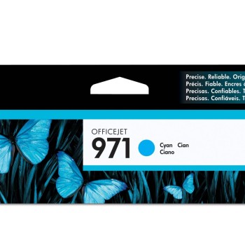 Cartucho de Tinta HP 971 Cian Original para Officejet Pro X451dw - CN622AM