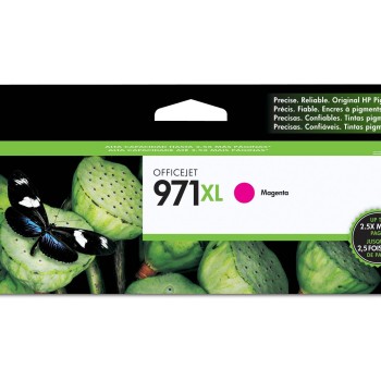 Cartucho de Tinta HP 971XL Magenta Original Alto Rendimiento - CN627AM