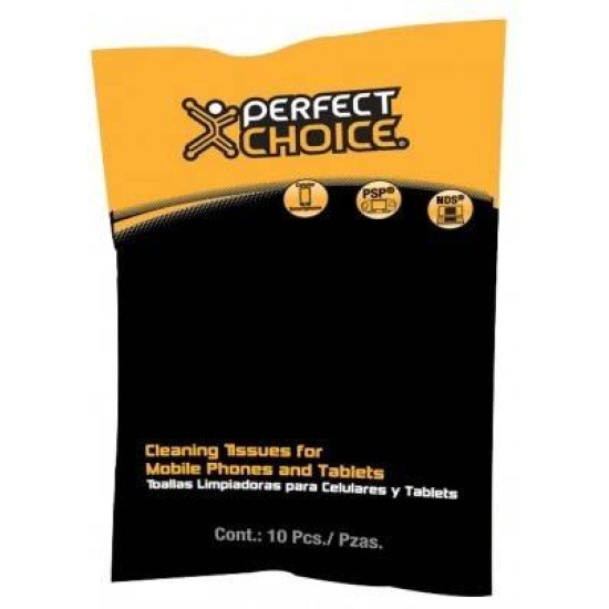 Toallas Limpiadoras Perfect Choice Para Celulares Y Tablets - PC-030324