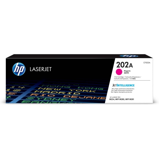 Cartucho De Tóner Hp 202A Magenta Laserjet Original (Cf503A) - CF503A