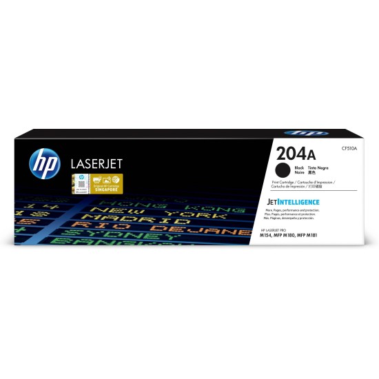 Cartucho De Tóner Hp 204A Negro Laserjet Original (Cf510A) - CF510A