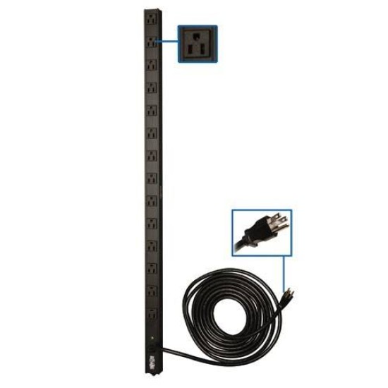 Pdu Tripp Lite 14 Contactos Nema 5 15R Monofásico 120V 15A - PDUV15