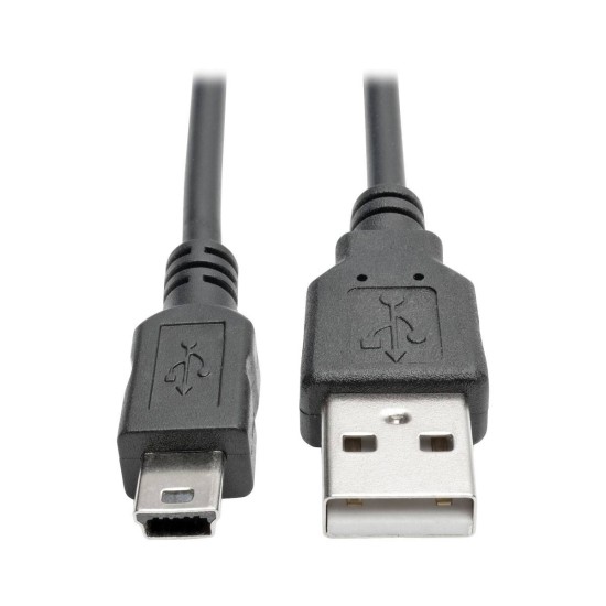 Cable Usb 2.0 Tripp Lite Usb A /Mini Usb B Alta Velocidad Espiral 1.83M - U030-006-COIL