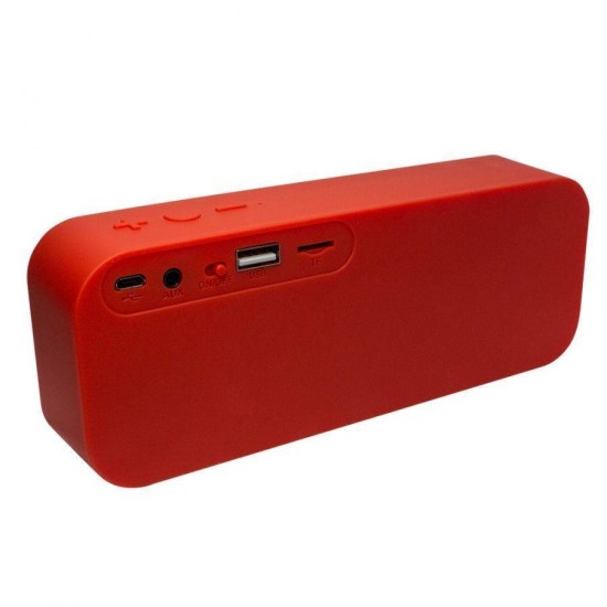 Bocina Vorago Bsp 150 Bluetooth / Msd / Usb / 3.5Mm Tela Rojo - BSP-150 RD