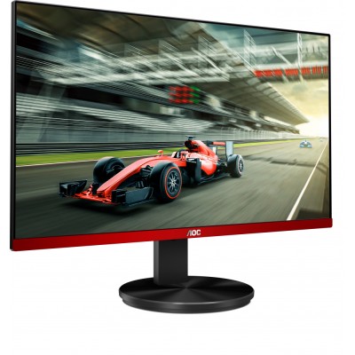 Monitor Gamer AOC G2490VX LED 23.8", Full HD, FreeSync Premium, 144Hz, HDMI, Negro/Rojo