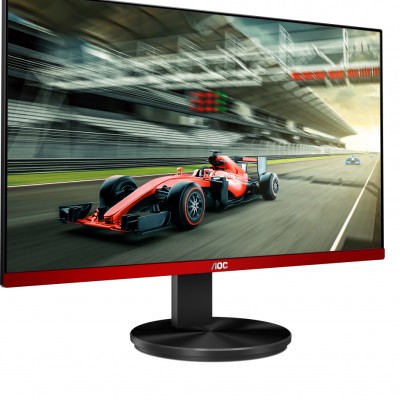 Monitor Gamer AOC G2490VX LED 23.8", Full HD, FreeSync Premium, 144Hz, HDMI, Negro/Rojo