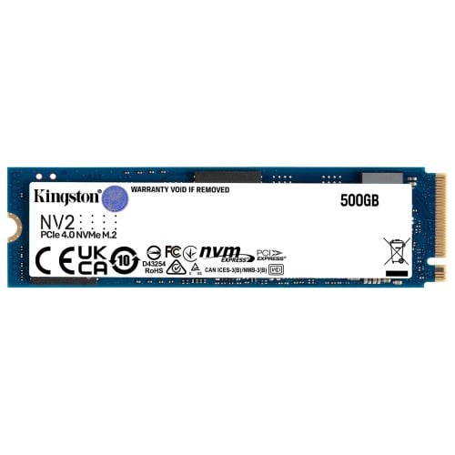 SSD Kingston NV2 500 GB M.2 NVMe PCIe 4.0 Modelo SNV2S/500G