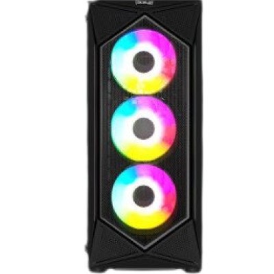 Gabinete Gamer Ocelot POLYGON-E5 - ATX/Micro ATX/Mini ITX - 3 Ventiladores - Panel Lateral - POLYGON-E5