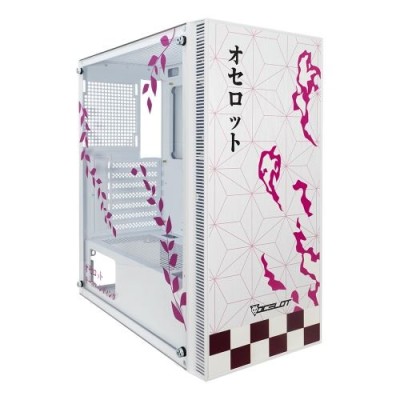 Gabinete Gamer Ocelot OC-DEMON HANAMI - Media Torre - ATX/Micro ATX/E-ATX/ITX - 3 Ventiladores - Panel Lateral - OC-DEMON HANAMI