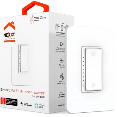 Atenuador Nexxt NHE-D100 - Control de Voz - Blanco - NHE-D100