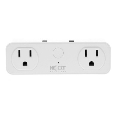 Enchufe Inteligente Nexxt NHP-D610 - Wi-Fi - 2 Conectores - 2 Puertos USB - Control de Voz - NHP-D610