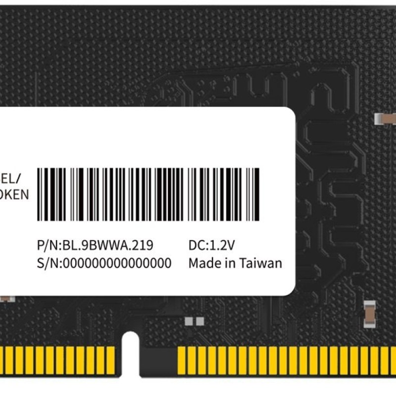 Memoria RAM Acer UD100 - DDR4 - 8GB - 2666MHz - UDIMM - para PC - BL.9BWWA.221