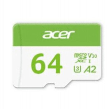 Memoria MicroSDXC Acer 64GB UHS-I Clase 10 V30 Modelo BL.9BWWA.302