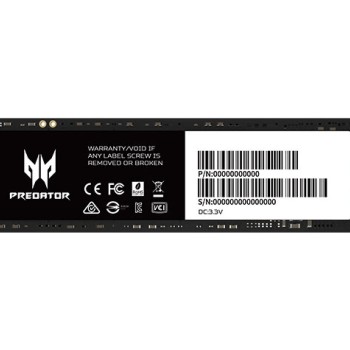 SSD Acer Predator GM7 1TB M.2 PCIe 4.0 NVMe - BL.9BWWR.118