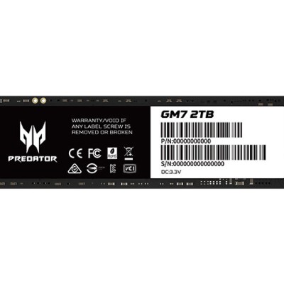 Unidad de Estado Sólido Acer Predator GM7 - M.2 2280 - 2TB - PCI-E 4.0 - BL.9BWWR.119