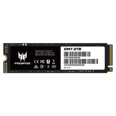 Unidad de Estado Sólido Acer Predator GM7 - M.2 2280 - 2TB - PCI-E 4.0 - BL.9BWWR.119