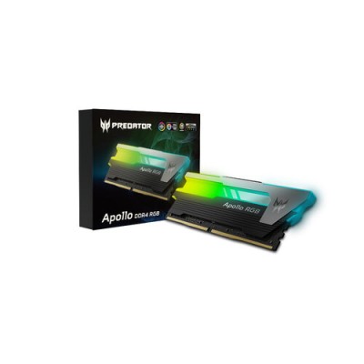 Memoria RAM Acer PREDATOR Apollo - DDR4 - 16GB (2x8GB) - 3600MHz - UDIMM - para PC - BL.9BWWR.227