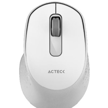 Mouse Inalámbrico Acteck OPTIMIZE ERGO MI470 - 1600 DPI - Blanco - AC-934152