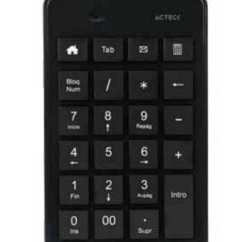 Teclado Numérico Acteck INSPIRE TI450 Inalámbrico Bluetooth - AC-934176