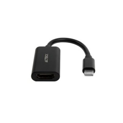 Adaptador Acteck Shift Plus AH440 - USB-C a HDMI - 10 cm - 4K - 30Hz - AC-934701