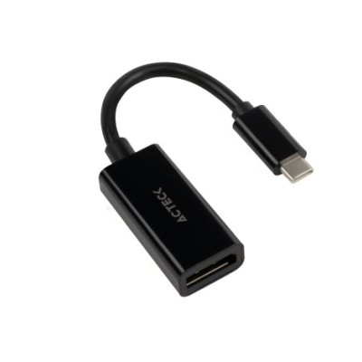 Adaptador Acteck Shift Plus AD420 - USB-C a DisplayPort - 10 cm - 4K - 30Hz - AC-934718