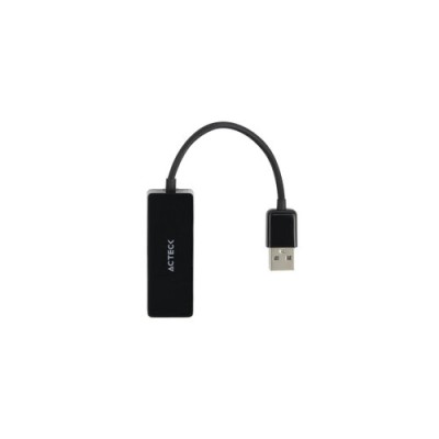 Adaptador Acteck Shift Plus AE420 - USB a RJ-45 - Negro - AC-934732