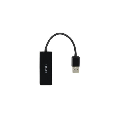 Adaptador Acteck Shift Plus AE420 USB a RJ-45 Ethernet Negro AC-934732