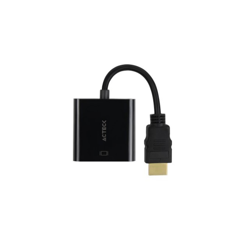 Adaptador Acteck Shift Plus AV400 - HDMI a VGA - Negro - AC-934756