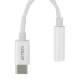 Adaptador Acteck Shift Plus AA405 - USB-C a 3.5mm - Blanco - AC-934831
