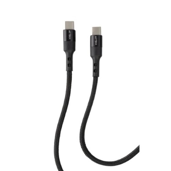 Cable USB-C Acteck Linx Plus CC420 - 1 Metro - Negro - AC-934855