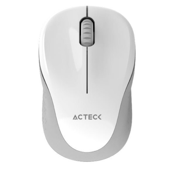 Mouse Acteck OPTIMIZE TRIP MI480 - Inalámbrico - USB - Blanco - AC-934886