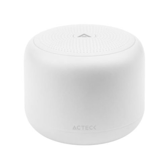 Bocina Portátil Acteck GLEE TINY AP410 - Bluetooth - Blanco - AC-935074