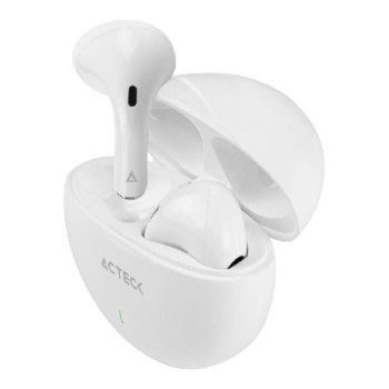 Auriculares Acteck SENSE EP230 - Inalámbrico - Bluetooth - Micrófono - Blanco - AC-935111