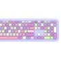 Kit de Teclado y Mouse Acteck Creator Chic MK475 - Inalámbrico - USB - Multimedia - Morado - AC-935173
