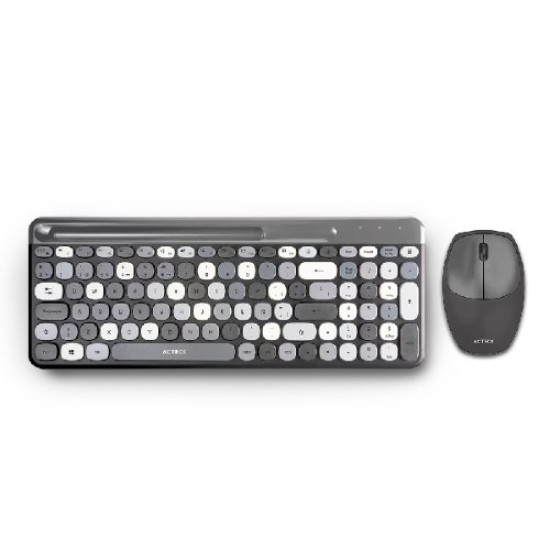 Kit de Teclado y Mouse Acteck Creator Chic MK470 - Inalámbrico - USB - Multimedia - AC-935180