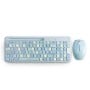 Kit de Teclado y Mouse Acteck Creator Chic MK470 - Inalámbrico - USB - Multimedia - Azul - AC-935197