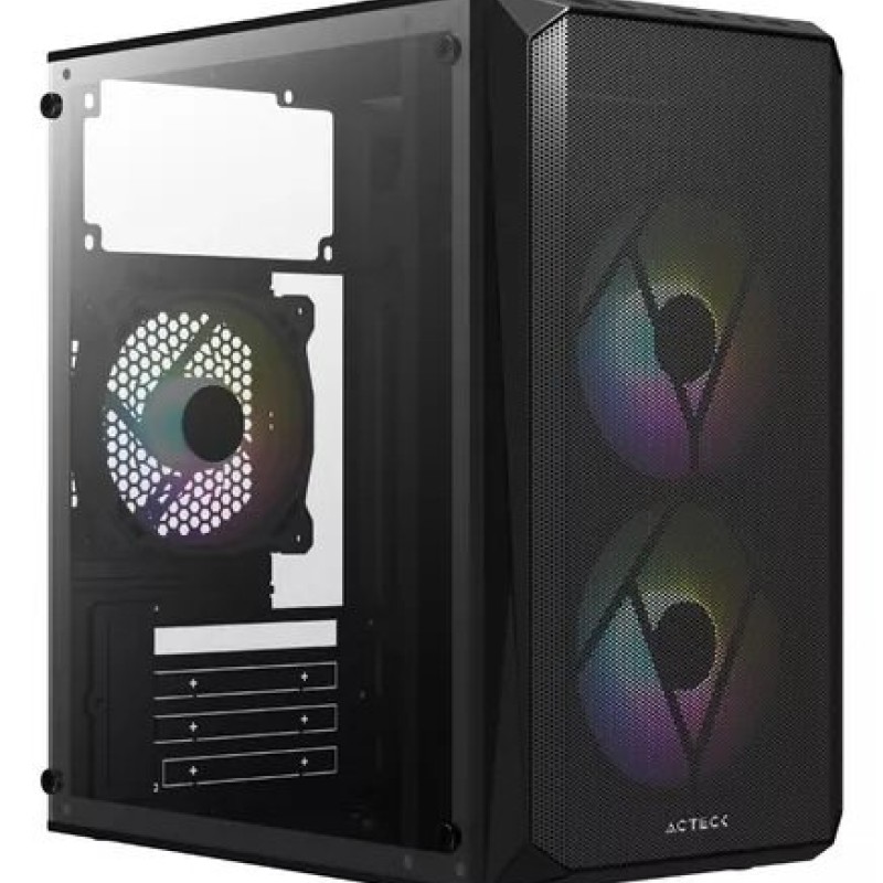 Gabinete Acteck Doom GI630 - Micro Torre - Micro ATX/Mini-ITX - Fuente 500W - Panel Lateral - AC-935739