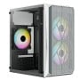 Gabinete Gamer Acteck Doom GI630 - Micro Torre - Micro ATX/Mini ITX - Fuente 500W - Panel Lateral - Blanco - AC-935746