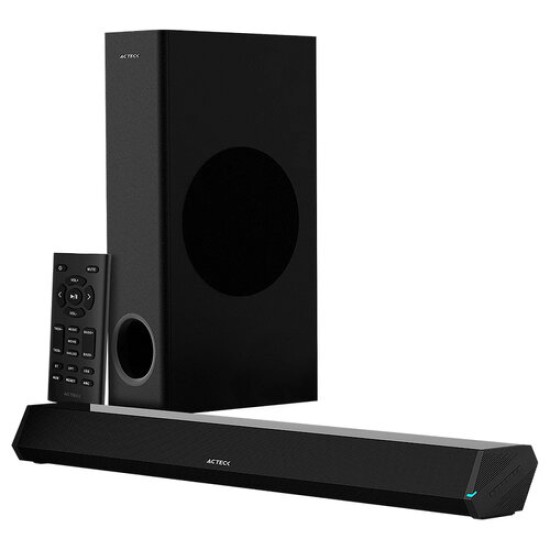 Barra de Sonido Acteck Dynamic Trim BS670 - Alámbrico - Subwoofer - Bluetooth - USB - AC-935913