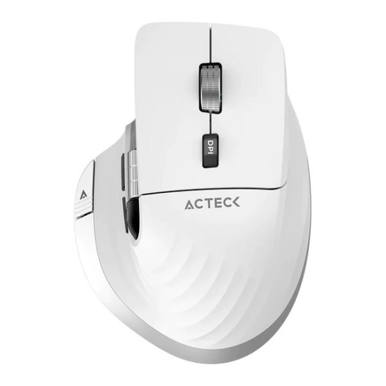 Mouse Acteck Virtuos Pro MI780 - Inalámbrico - 8 Botones - Blanco - AC-936194