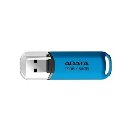 Memoria USB ADATA C906 - 64GB - USB 2.0 - Azul - AC906-64G-RWB