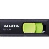 Memoria USB ADATA UC300 - 32GB - USB-C - Negro con Verde - ACHO-UC300-32G-RBK/GN